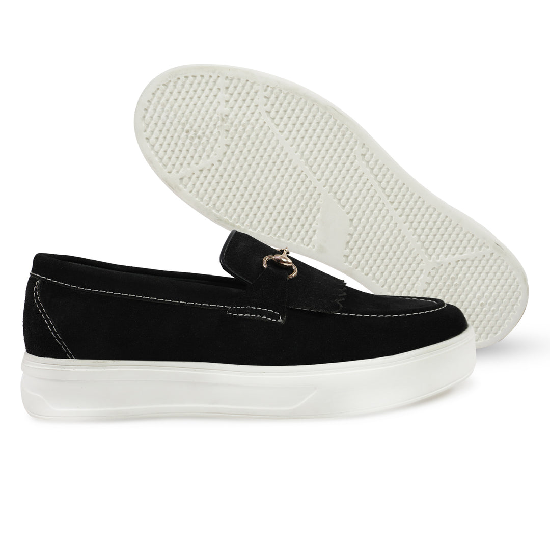 Feetique Handmade Suede Leather Shoes with EVA Sole – Elegance Meets Comfort - Feetique Footwea