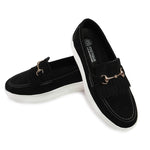 Load image into Gallery viewer, Feetique Handmade Suede Leather Shoes with EVA Sole – Elegance Meets Comfort - Feetique Footwea