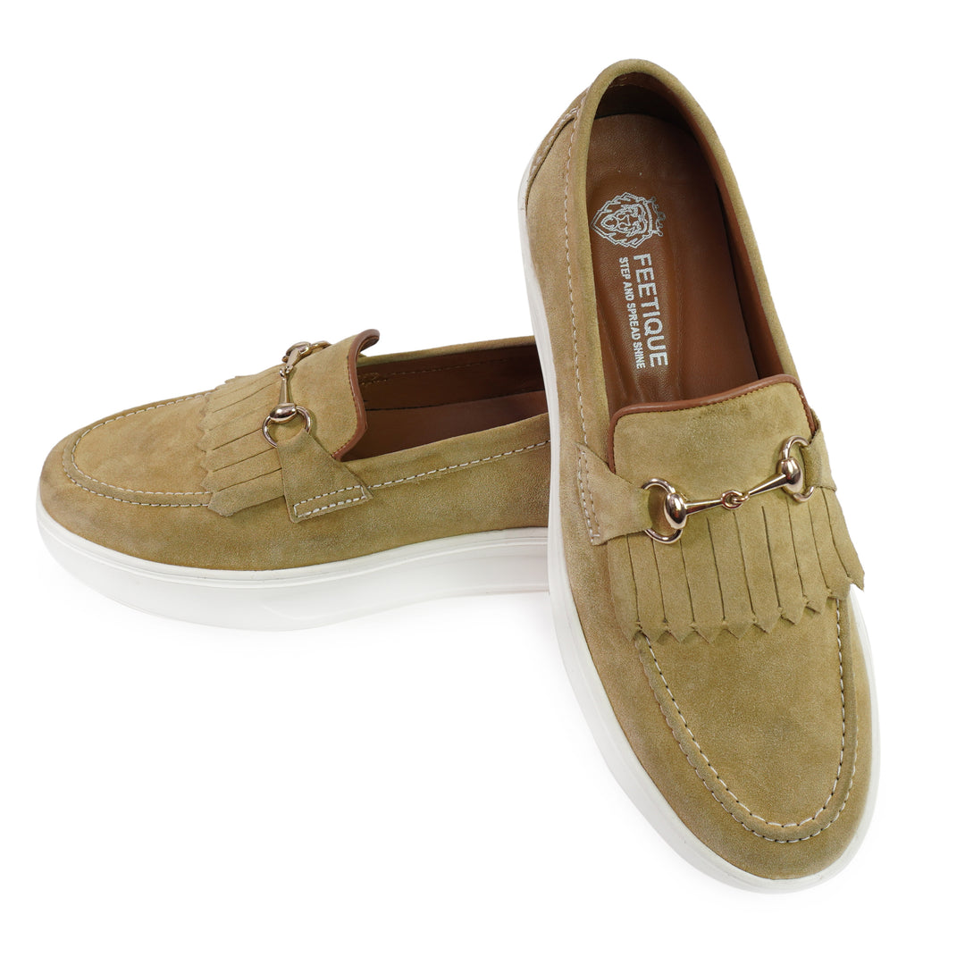 Feetique Handmade Suede Leather Shoes with EVA Sole – Elegance Meets Comfort - Feetique Footwea