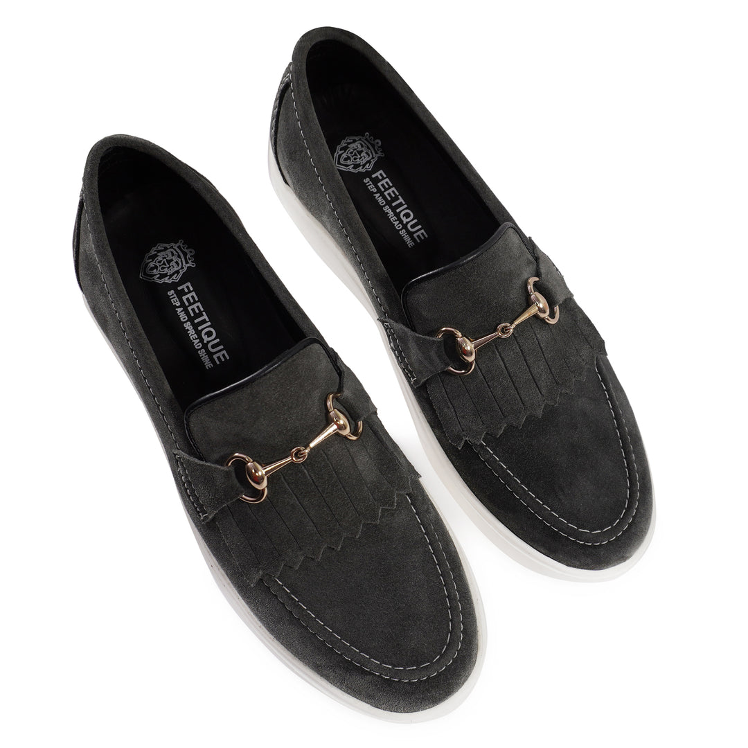 Feetique Handmade Suede Leather Shoes with EVA Sole – Elegance Meets Comfort - Feetique Footwea