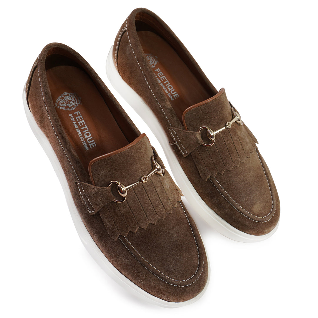 Feetique Handmade Suede Leather Shoes with EVA Sole – Elegance Meets Comfort - Feetique Footwea