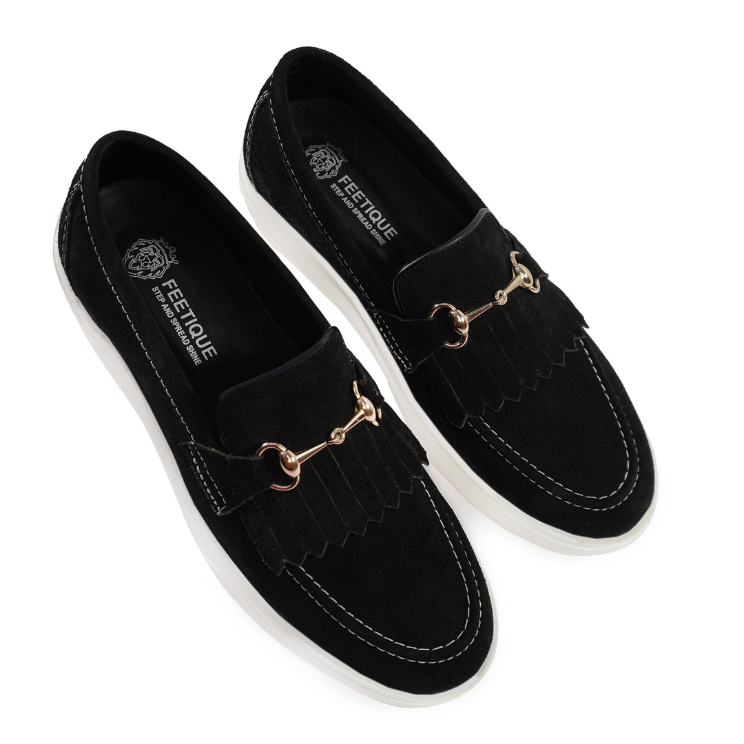 Feetique Handmade Suede Leather Shoes with EVA Sole – Elegance Meets Comfort - Feetique Footwea