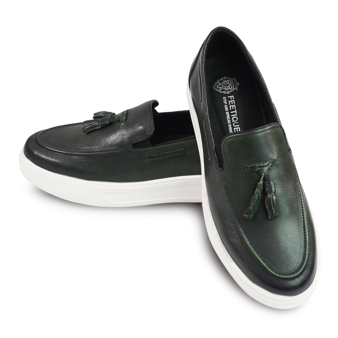 Feetique Handmade Genuine Leather Shoes with EVA Sole – Elegance Meets Comfort - Feetique Footwea