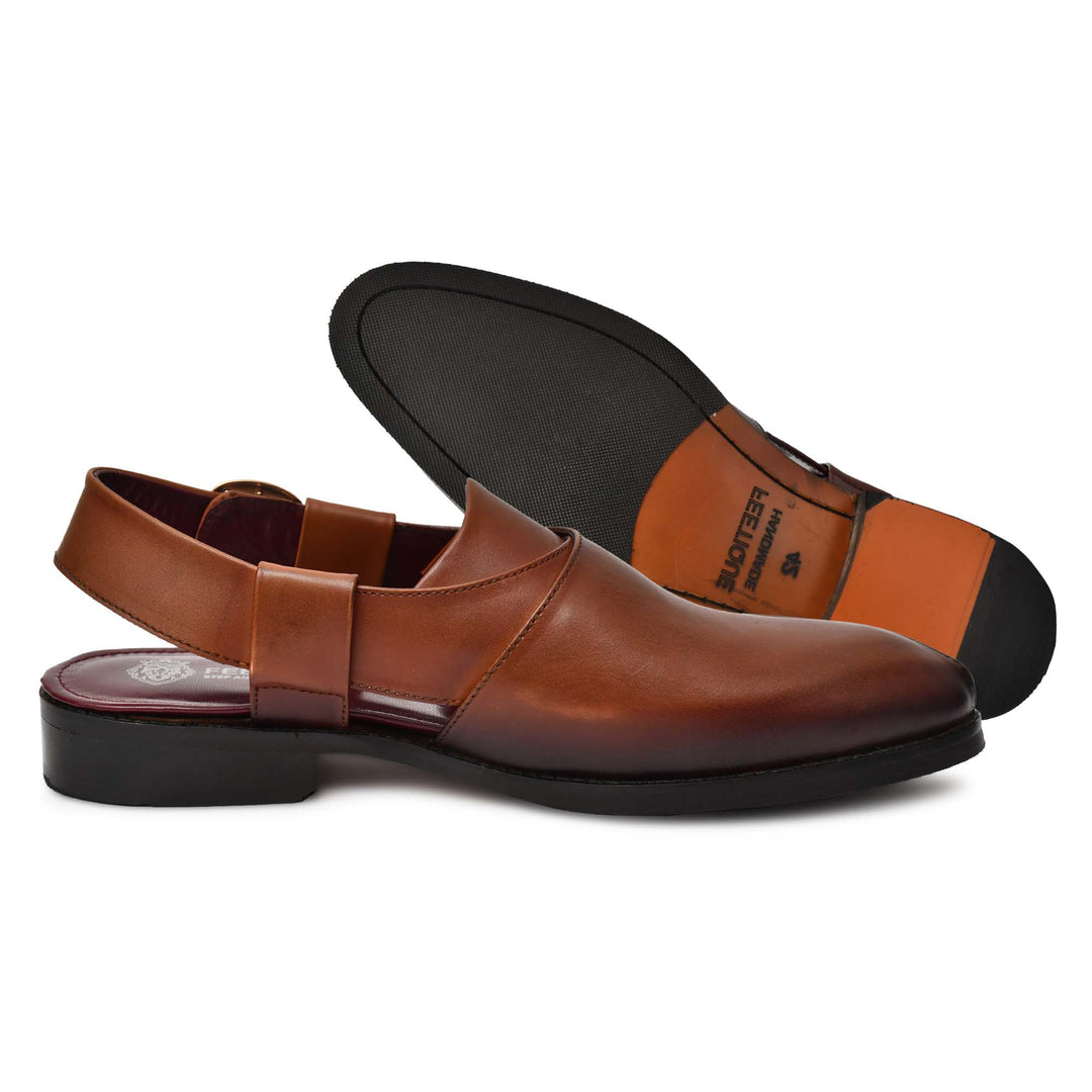 Handmade Genuine Leather Unique Stylish Sandals For Men's - Feetique Footwea