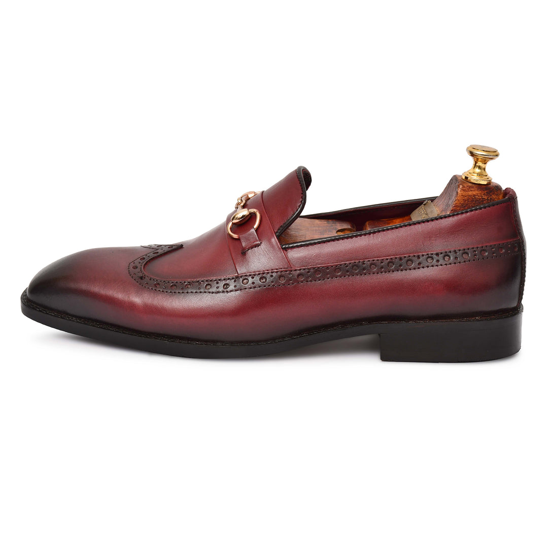 Men's Genuine Leather Formal Loafer Shoes, Business & Casual Party Wear - Feetique Footwea