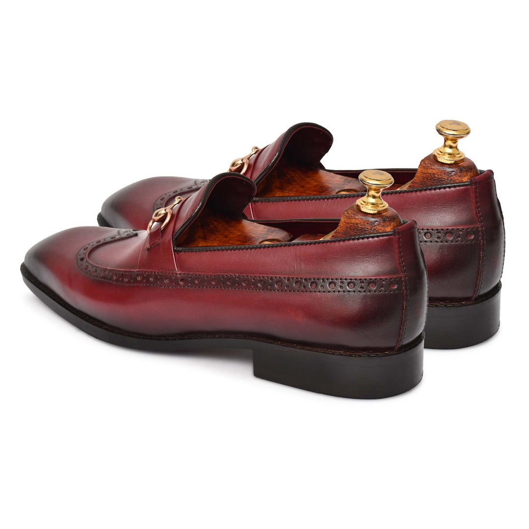 Men's Genuine Leather Formal Loafer Shoes, Business & Casual Party Wear - Feetique Footwea