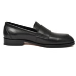 Load image into Gallery viewer, Mens black crust leather formal loafer shoe, business & casual party wear - Feetique Footwea
