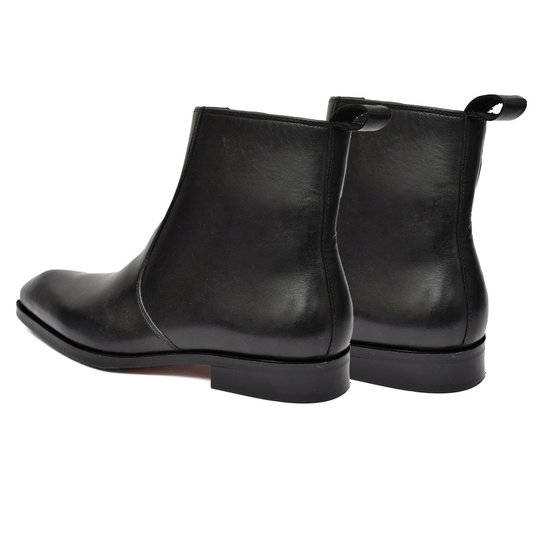 Feetique Men's Genuine Crust Leather Boot, Casual Pointed Boots For Men - Feetique Footwea