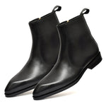 Load image into Gallery viewer, Feetique Men's Genuine Crust Leather Boot, Casual Pointed Boots For Men - Feetique Footwea