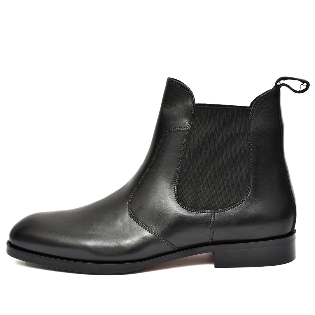 Feetique Men's Genuine Crust Leather Boot, Casual Round Boots For Men - Feetique Footwea