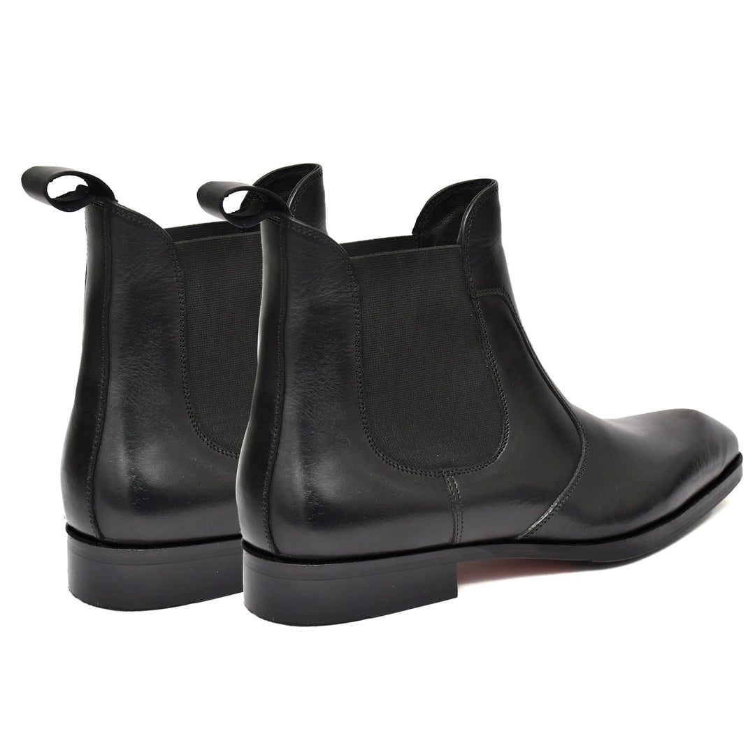 Feetique Men's Genuine Crust Leather Boot, Casual Pointed Boots For Men - Feetique Footwea