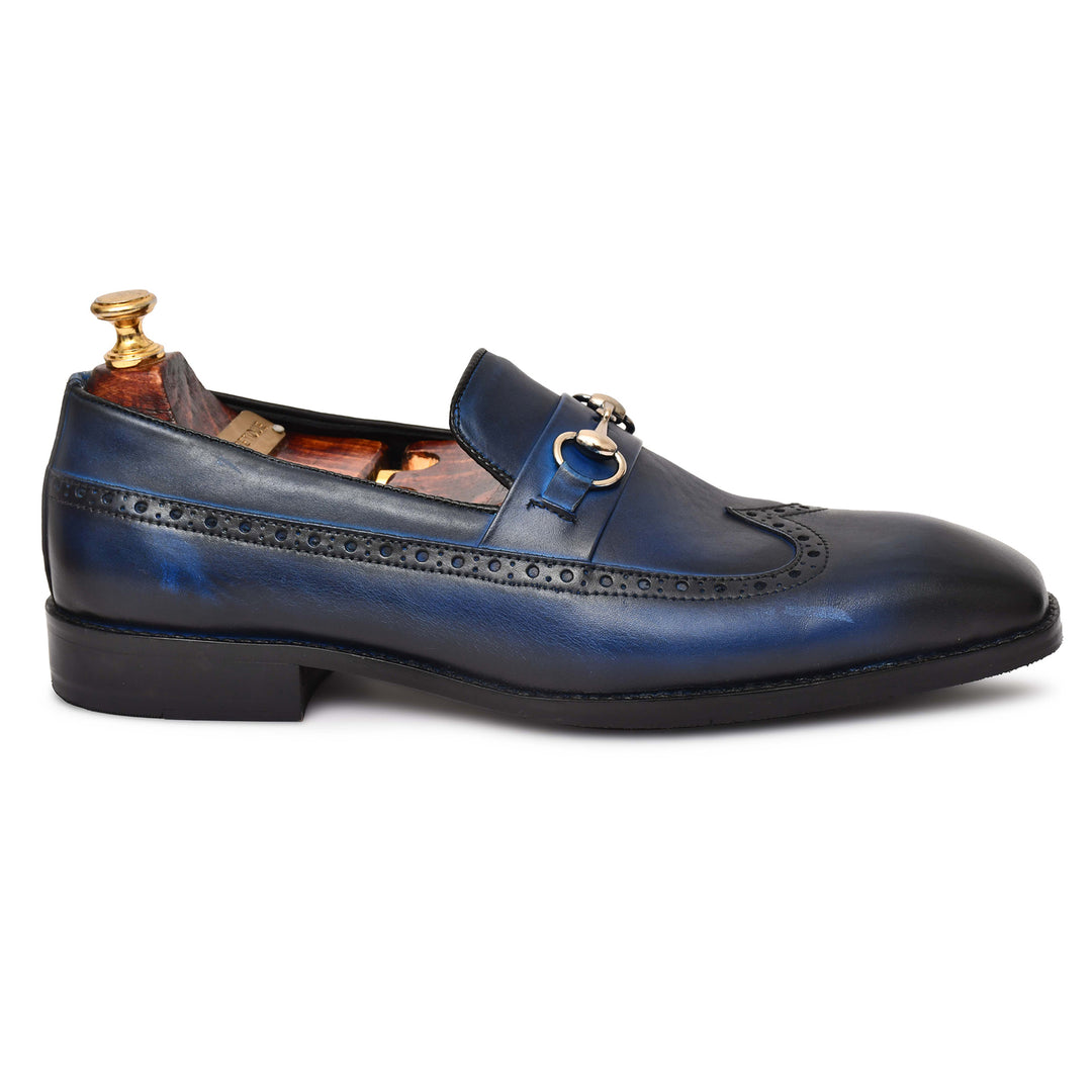Men's Genuine Leather Formal Loafer Shoes, Business & Casual Party Wear - Feetique Footwea