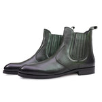 Load image into Gallery viewer, Feetique Men's Genuine Crust Leather Boot, Casual Pointed Boots For Men