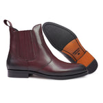 Load image into Gallery viewer, Feetique Men's Genuine Crust Leather Boot, Casual Pointed Boots For Men