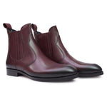 Load image into Gallery viewer, Feetique Men's Genuine Crust Leather Boot, Casual Pointed Boots For Men