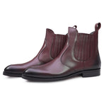 Load image into Gallery viewer, Feetique Men's Genuine Crust Leather Boot, Casual Pointed Boots For Men