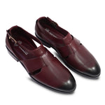 Load image into Gallery viewer, Genuine Leather Peshawari Sandals Cross Strap For Men