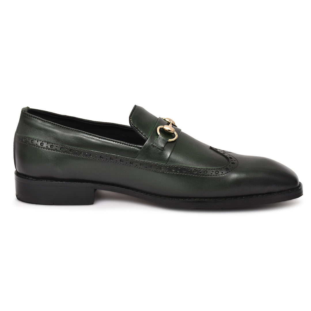 Men's Genuine Leather Formal Loafer Shoes, Business & Casual Party Wear - Feetique Footwea