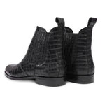 Load image into Gallery viewer, Feetique Men's Genuine Crust Leather Boot, Casual Pointed Boots For Men (Croco Print)
