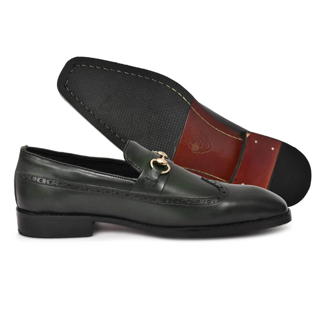 Men's Genuine Leather Formal Loafer Shoes, Business & Casual Party Wear - Feetique Footwea