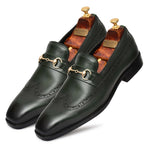 Load image into Gallery viewer, Men's Genuine Leather Formal Loafer Shoes, Business & Casual Party Wear - Feetique Footwea