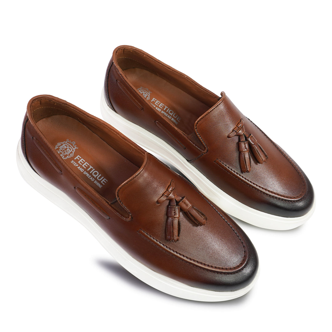 Feetique Handmade Genuine Leather Shoes with EVA Sole – Elegance Meets Comfort - Feetique Footwea