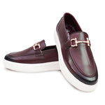 Load image into Gallery viewer, Feetique Handmade Genuine Leather Shoes with EVA Sole – Elegance Meets Comfort (With Buckle)