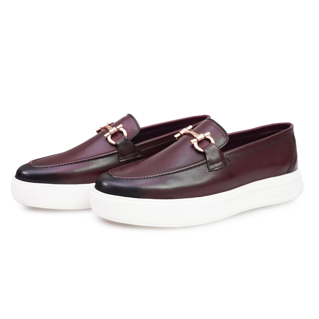 Feetique Handmade Genuine Leather Shoes with EVA Sole – Elegance Meets Comfort (With Buckle)