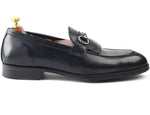 Load image into Gallery viewer, Men’s Black genuine leather formal loafer shoes, Business & Casual Wear - Feetique Footwea