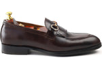 Load image into Gallery viewer, Men’s Brown genuine leather formal loafer shoes, Business & Casual Wear - Feetique Footwea