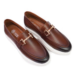 Load image into Gallery viewer, Feetique Handmade Genuine Leather Shoes with EVA Sole – Elegance Meets Comfort (With Buckle)