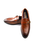 Load image into Gallery viewer, Mens crust leather formal loafer shoe, business &amp; casual party wear shoe
