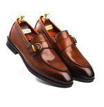 Load image into Gallery viewer, Mens crust leather formal loafer shoe, business &amp; casual party wear shoe
