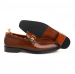 Load image into Gallery viewer, Mens crust leather formal loafer shoe, business &amp; casual party wear shoe

