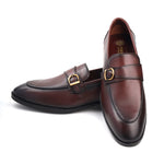 Load image into Gallery viewer, Mens crust leather formal loafer shoe, business &amp; casual party wear shoe
