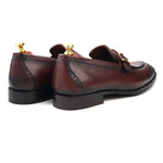 Load image into Gallery viewer, Mens crust leather formal loafer shoe, business &amp; casual party wear shoe
