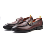 Load image into Gallery viewer, Mens crust leather formal loafer shoe, business &amp; casual party wear shoe
