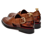 Load image into Gallery viewer, Handmade Genuine Leather Unique Stylish Sandals For Men&#39;s - Feetique Footwea
