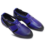 Load image into Gallery viewer, Genuine Leather Peshawari Sandals Cross Strap For Men
