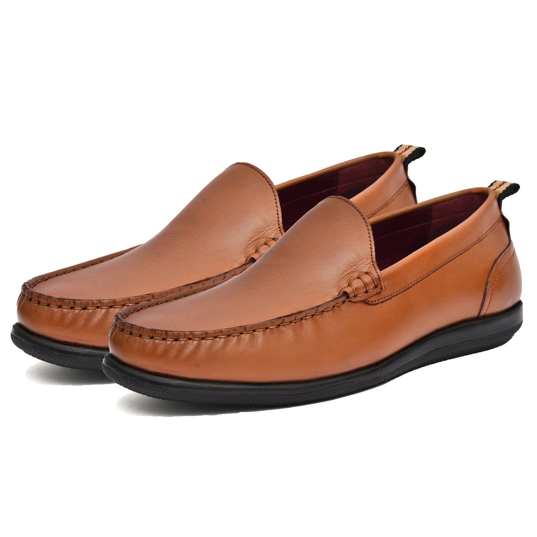 Crust Leather Men's Dress Loafer Shoe ,Business & Casual Wear - Feetique Footwea