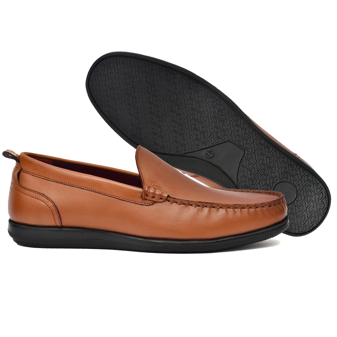 Crust Leather Men's Dress Loafer Shoe ,Business & Casual Wear - Feetique Footwea