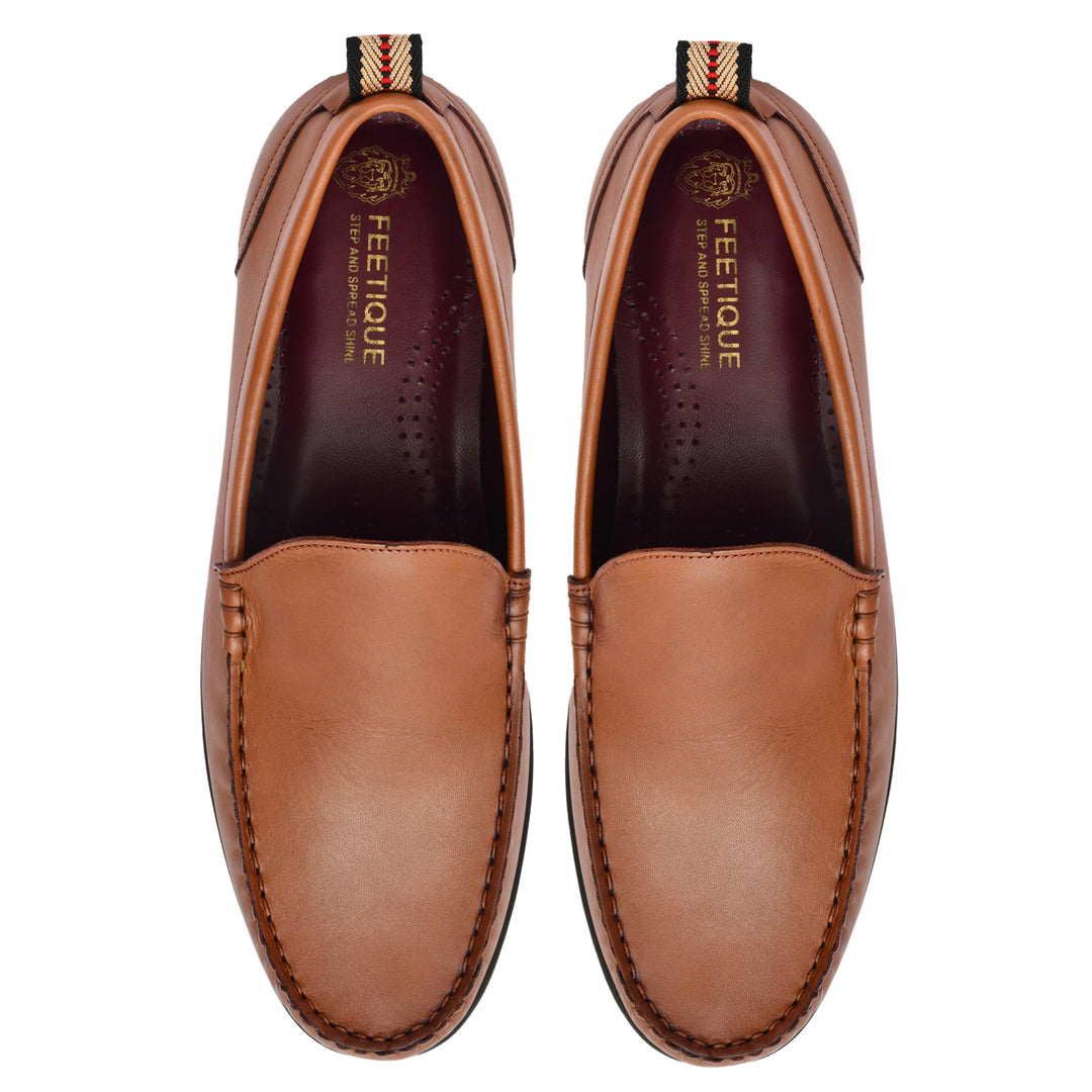 Crust Leather Men's Dress Loafer Shoe ,Business & Casual Wear - Feetique Footwea
