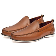 Crust Leather Men's Dress Loafer Shoe ,Business & Casual Wear - Feetique Footwea