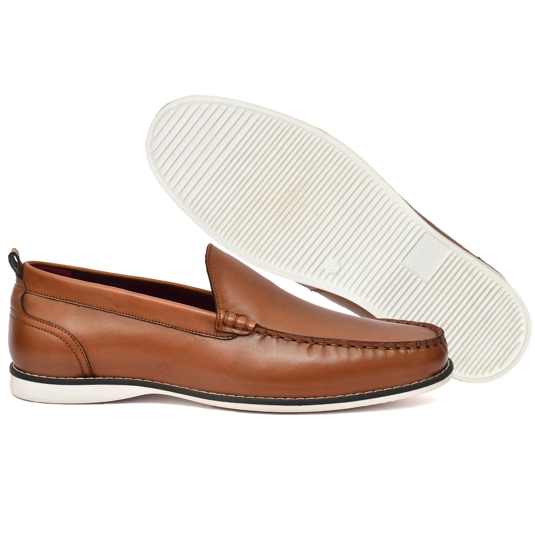 Crust Leather Men's Dress Loafer Shoe ,Business & Casual Wear - Feetique Footwea