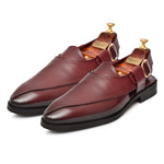 Load image into Gallery viewer, Men&#39;s Genuine Leather Unique Design Peshawari Sandals Shoes - Feetique Footwea
