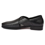 Load image into Gallery viewer, Men&#39;s Genuine Leather Unique Design Black Color Peshawari Sandals Shoes - Feetique Footwea
