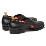 Load image into Gallery viewer, Men&#39;s Genuine Leather Unique Design Black Color Peshawari Sandals Shoes - Feetique Footwea
