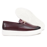 Load image into Gallery viewer, Feetique Handmade Genuine Leather Shoes with EVA Sole – Elegance Meets Comfort (With Buckle)
