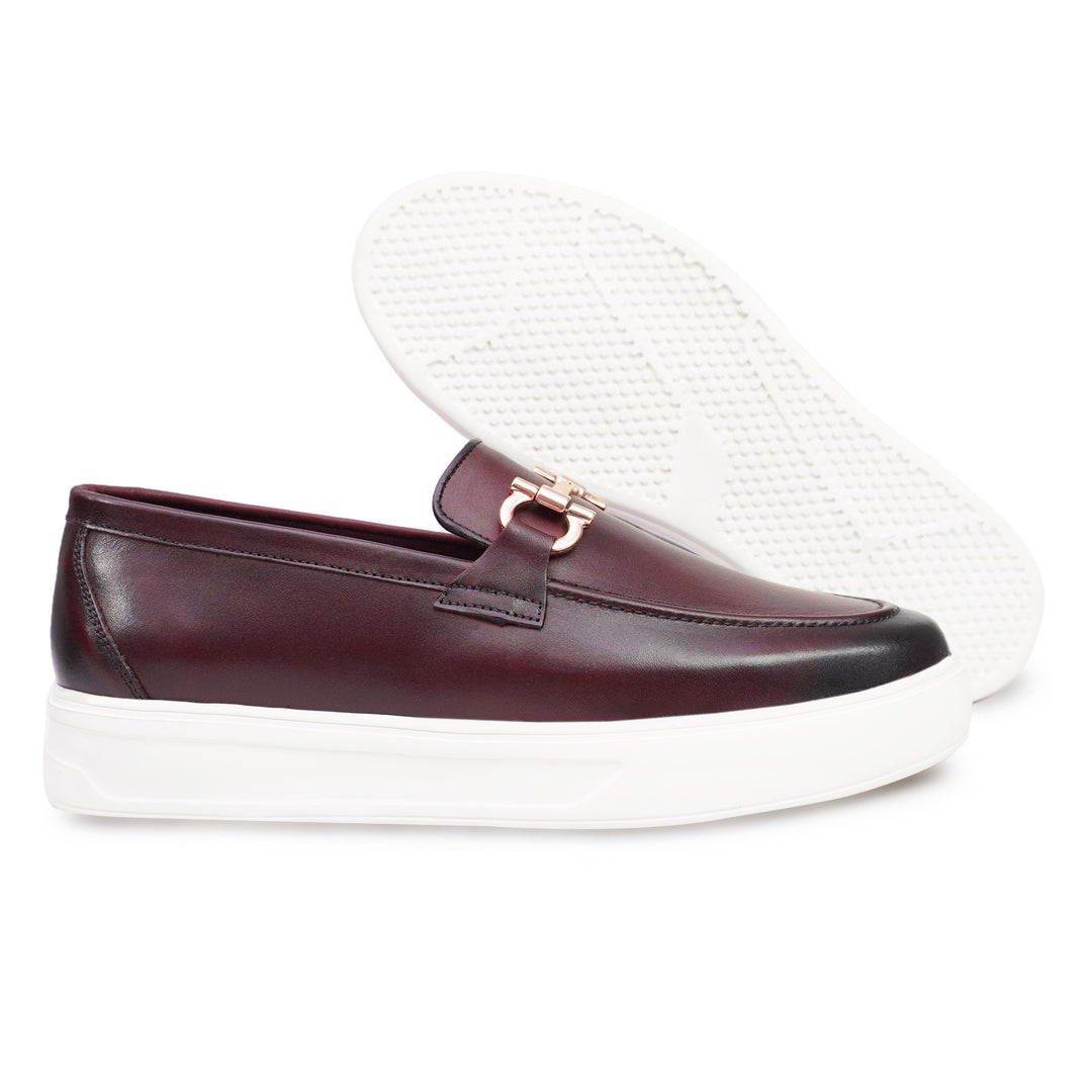 Feetique Handmade Genuine Leather Shoes with EVA Sole – Elegance Meets Comfort (With Buckle)