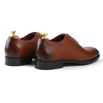 Load image into Gallery viewer, Men’s Tan Whole cut, Crust Leather Formal shoes, Business &amp; Casual Wear - Feetique Footwea
